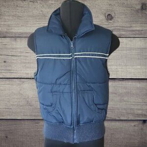 Woman's Blue Puffer Vest
